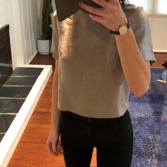 Vintage metallic-ish crop top. Perfect condition. - Picture 4 of 5